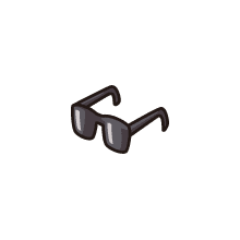 Objet Lunettes Noires